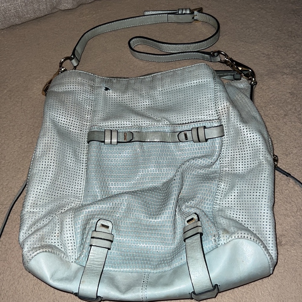 Vintage She + Lo Leather Hobo Bag